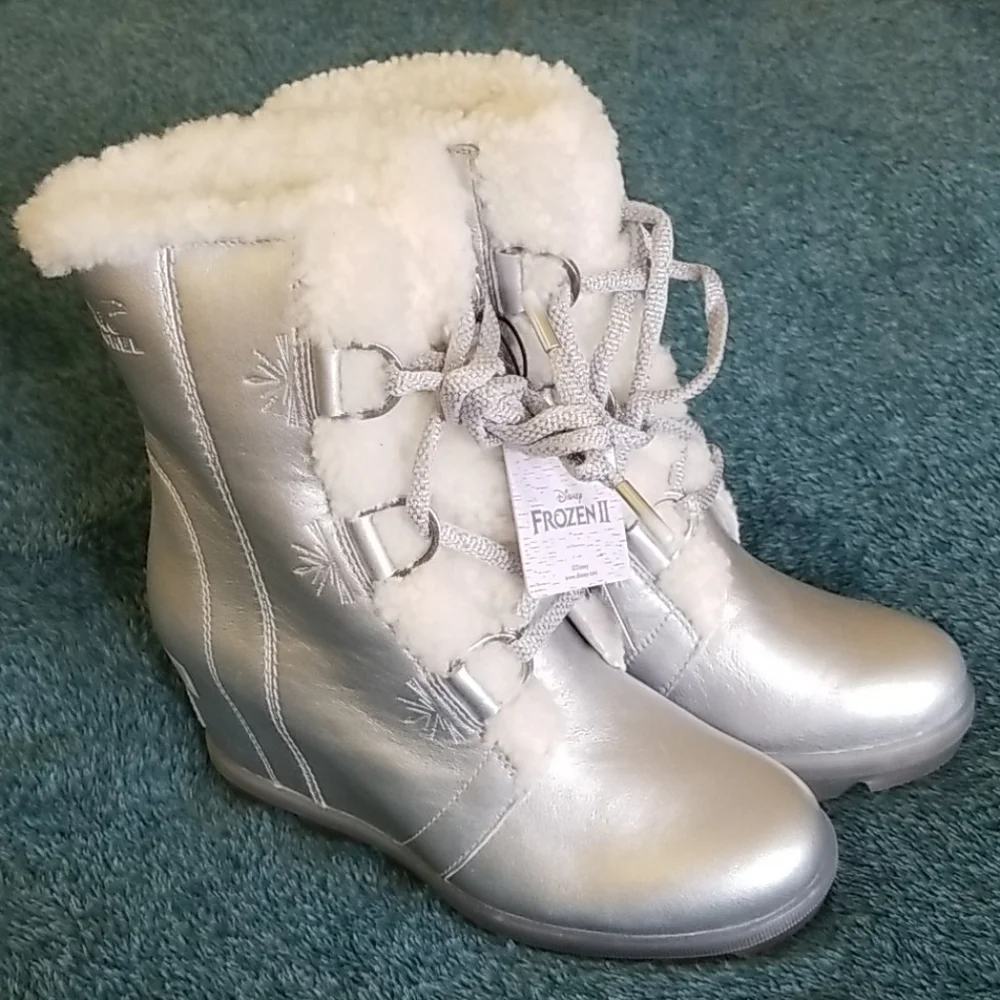 Sorel Boots Disney Frozen II Silver Size 7